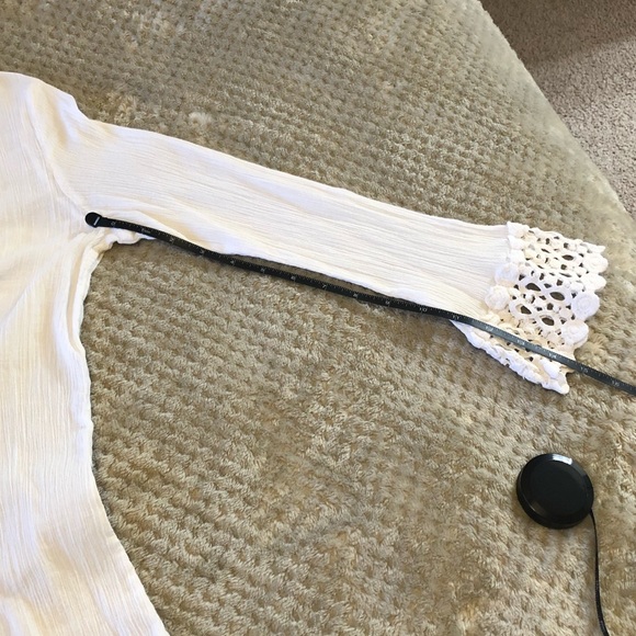 Crochet Trimmed Beach Cover Up Tunic - Picture 6 of 12